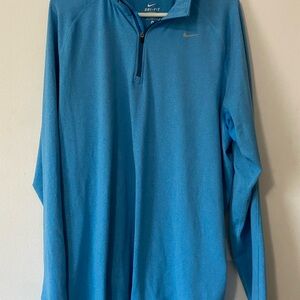 Nike Dri-FIT Blue Zip-Up Jacket